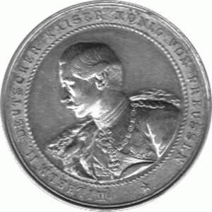 Preussen Wilhelm II Taler Medaille 