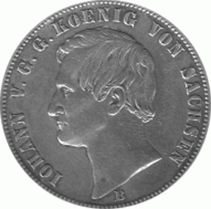 Altdeutschland Sachsen Vereinstaler 1864