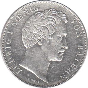 Bayern Ludwig I Zwei Gulden 1845