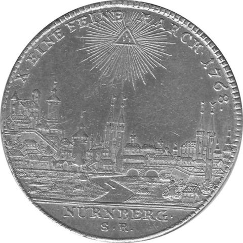 Altdeutschland Nürnberg Stadt Taler 1768