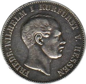 Altdeutschland Hessen Friedrich Wilhem Kurfürst 1865 