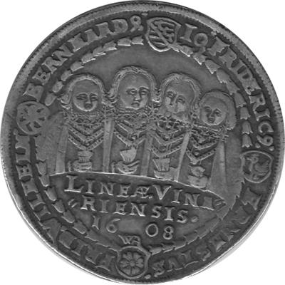 Altdeutschland Sachsen Weimar Taler 1608