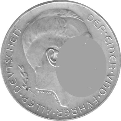 Deutsches Reich A H Medaille 1938