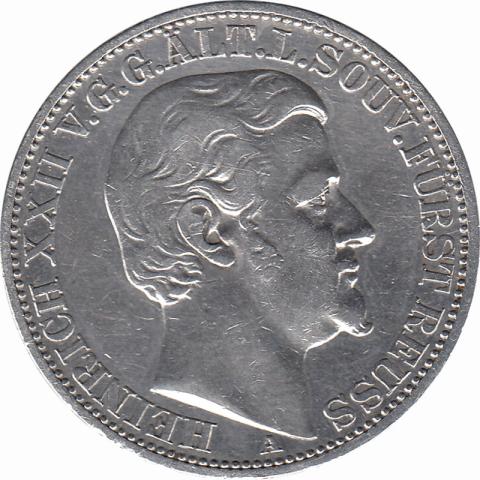 Reuss ältere Linie 1868 Heinrich XXII 