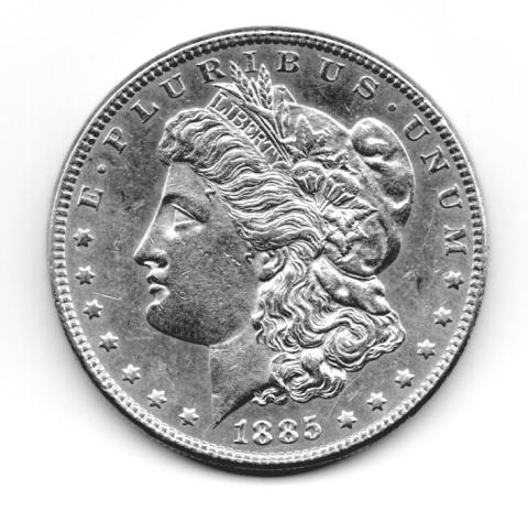 American Silber Morgan Dollar USA historische Silbermünze