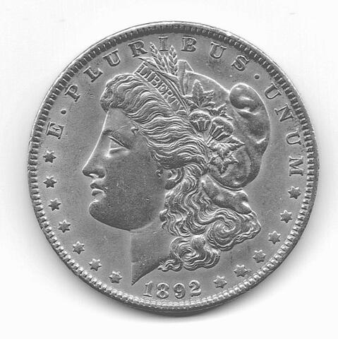 American Silber Morgan Dollar USA historische Silbermünze