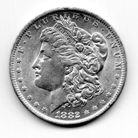 American Silber Morgan Dollar USA historische Silbermünze