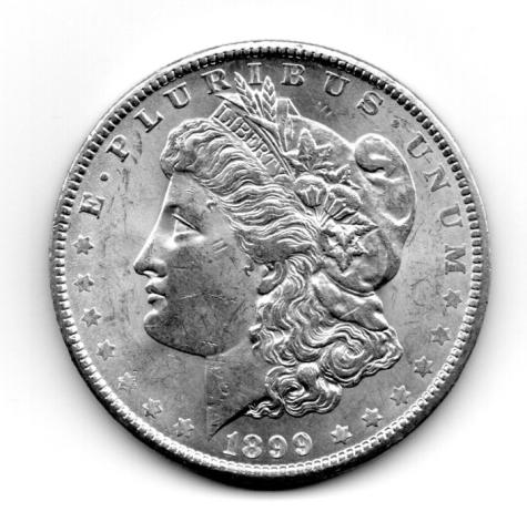 American Silber Morgan Dollar USA historische Silbermünze