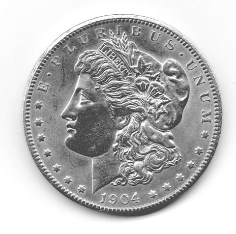 American Silber Morgan Dollar USA historische Silbermünze