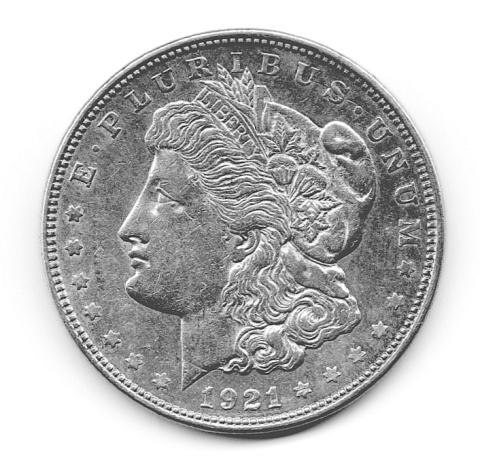 American Silber Morgan Dollar USA historische Silbermünze