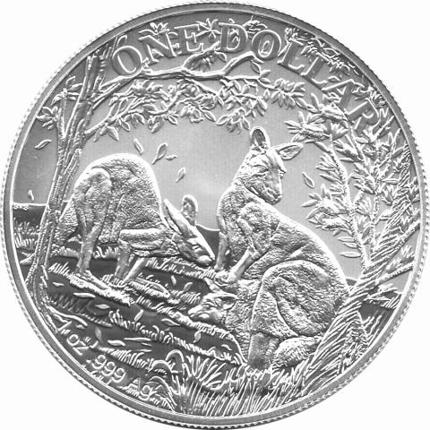 1 Unze Silber Känguru 2019 Australien Roayal Mint 1 Dollar