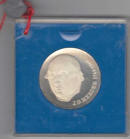 DDR 1978 20 Mark Silber Gedenkmünze Herder PP verplombt