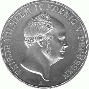 Preussen Doppeltaler Vereinstaler Friedrich Wilhelm 1840-1861 