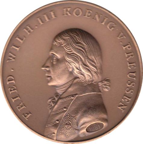 Preussen Wilhelm III Taler Medaille 1799