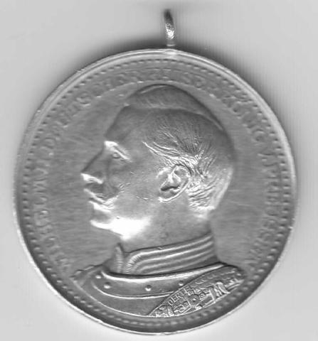 Preussen Wilhelm II Silber Taler Medaille 1902