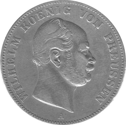Altdeutschland Preussen Mansfelder Bergbau Taler 1862