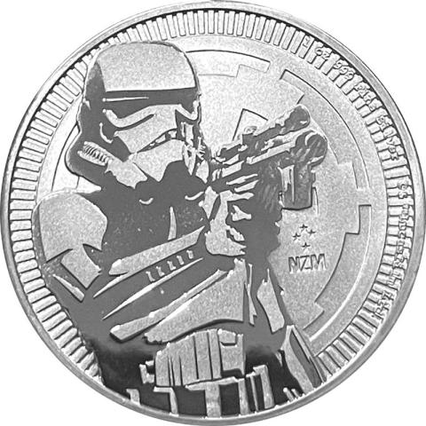 Disney Silbermünzen Star Wars 1 Unze Stormtrooper 2018