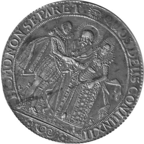 Altdeutschland Silber Hamburger Hochzeitstaler Abendmahl 1620-1634