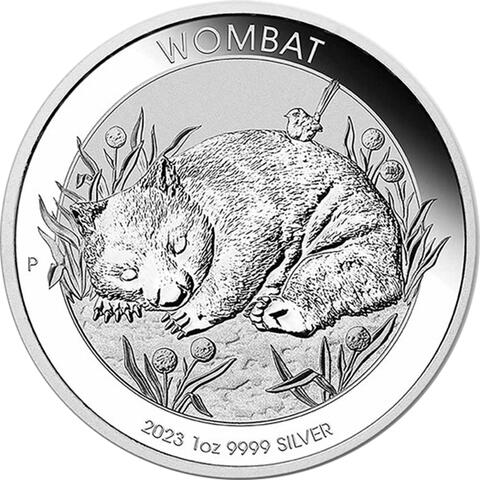 Australian Wombat 1 Unze Silbermünze 2023