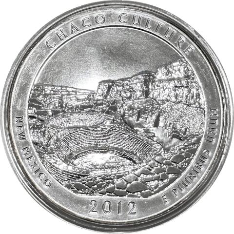 America the Beautiful 5 Unzen Silber Chaco Culture 2012