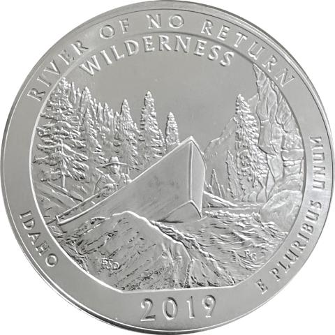 America the Beautiful 5 Unzen Silber River of no Return  2019