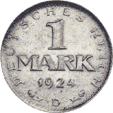 Kursmünze 1 Reichsmark