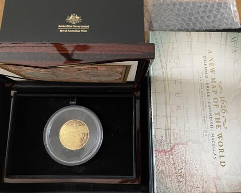 Australien 2018 Proof Gold 1 Unze Map of the World 1626