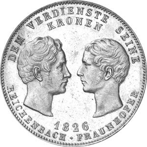 Altdeutschland Bayern Ludwig Geschichtstaler 1826