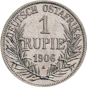 Ostafrika 1 Rupie 1906