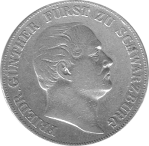 Altdeutschland Schwarzburg Rudolstadt Friedrich Günther 1859
