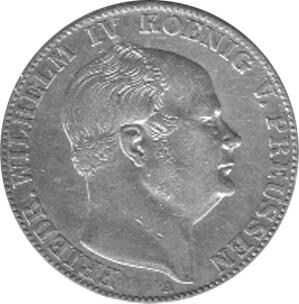 Altdeutschland Preussen Silber Taler Preussen 1857 Friedrich Wilhelm IV