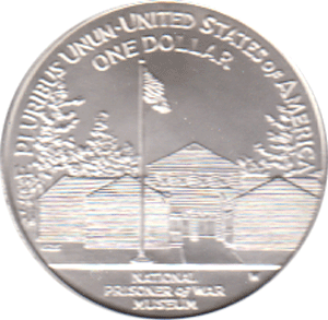 1 Dollar, USA 1994, Nationales Kriegsgefangenenmuseum,