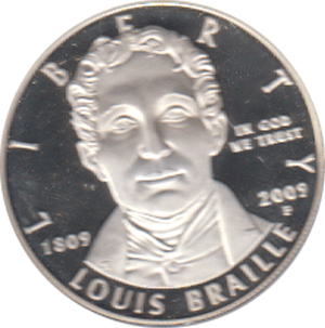 1 Dollar USA 2009 Louis Braille