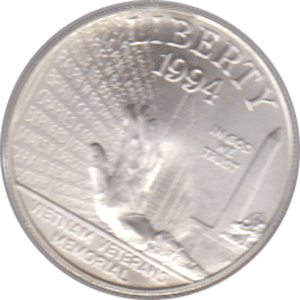 1 Dollar, USA 1994, Vereinigte Staaten 10 Jahre Nationale Gedenkstätte