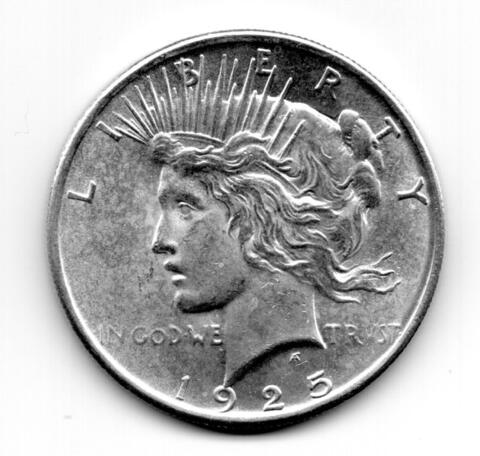 American Silber Peace Dollar USA historische Silbermünze
