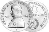 DDR 1980 10 Mark Gerhard Scharnhorst