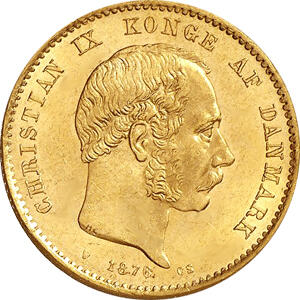 20 Kronen Dänemark Christian IX 1873-1931