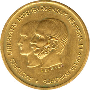 Luxemburg Goldmünze