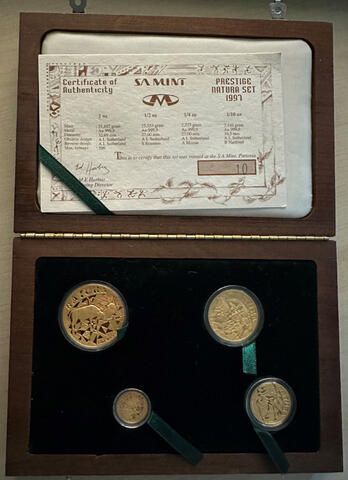 Sabi Sabi Natura Proof Set 1997 Big Five