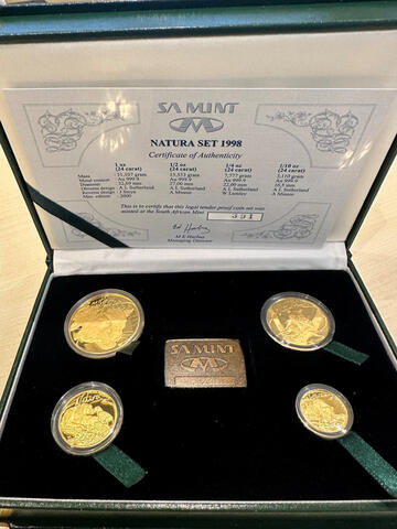 Leopard Natura Proof Set 1998 Big Five