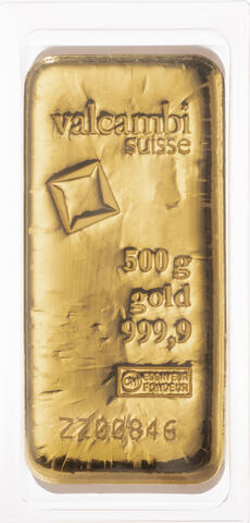 Valcambi Goldbarren 500 Gramm