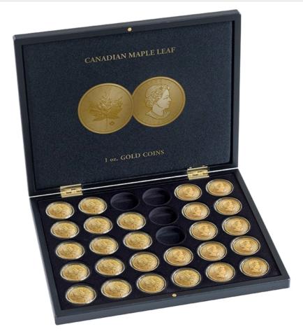 Münzkassette für Gold Maple Leaf