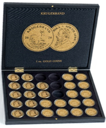 Münzkassette 1 Unzen Krügerrand Goldmünzen