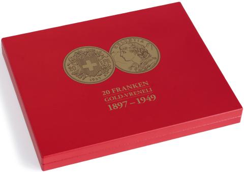 Münzkassette für Vreneli Goldmünzen