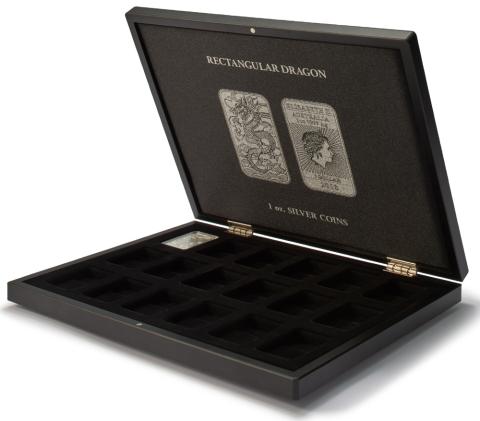 Münzkassette Rectangle Silbermünzen