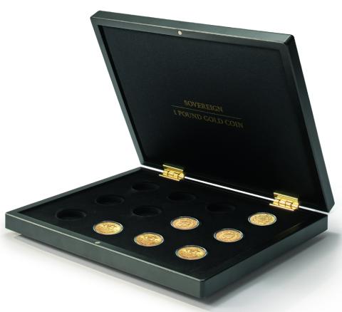 Münzkassette für Sovereign Goldmünzen
