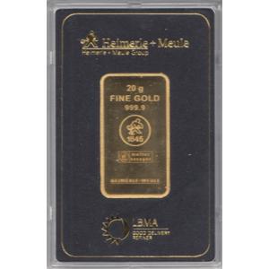 Goldbarren 20 Gramm Heimerle Nachhaltig & Fair