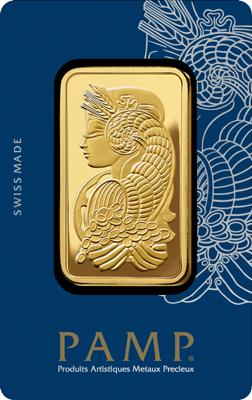 Goldbarren 20 Gramm Pamp Swiss
