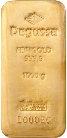 Degussa Goldbarren 1000 Gramm