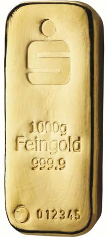 Sparkasse Goldbarren 1000 Gramm